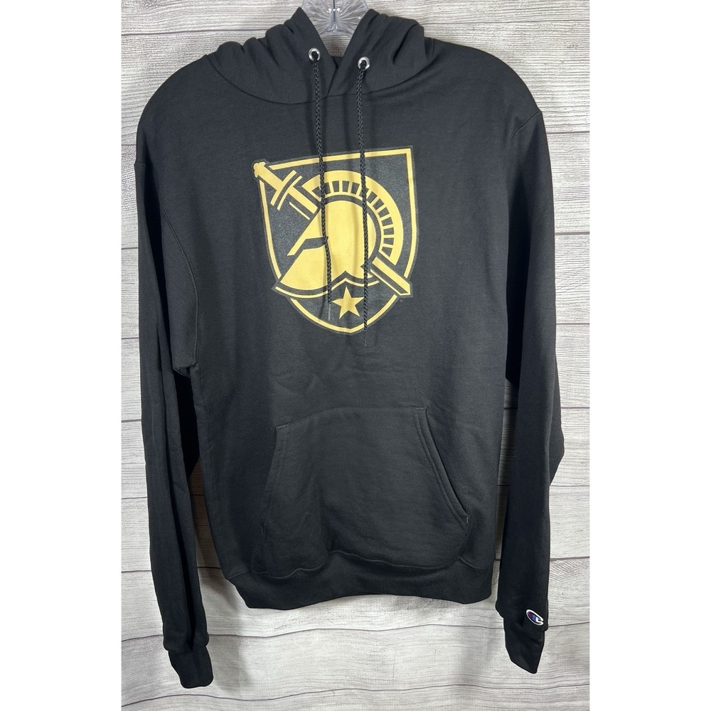 NWT Champion Mens US Army West Point Black‎ Knights Hoodie Small